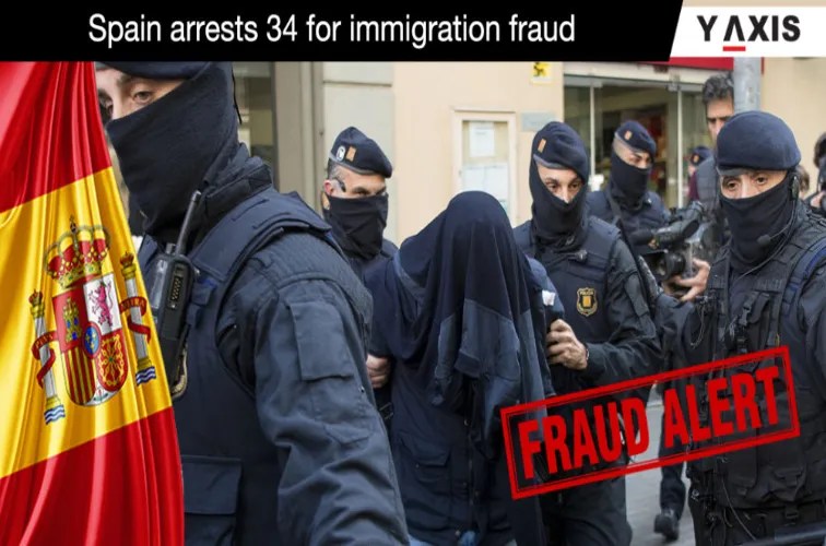 Spain arrests 34 for immigration fraud